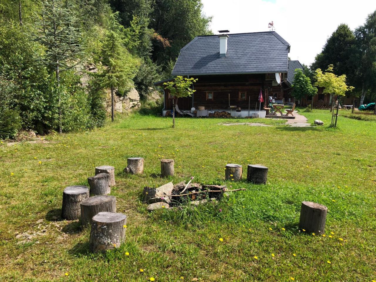 Waldheimathuette Villa Sankt Kathrein am Hauenstein Exterior foto